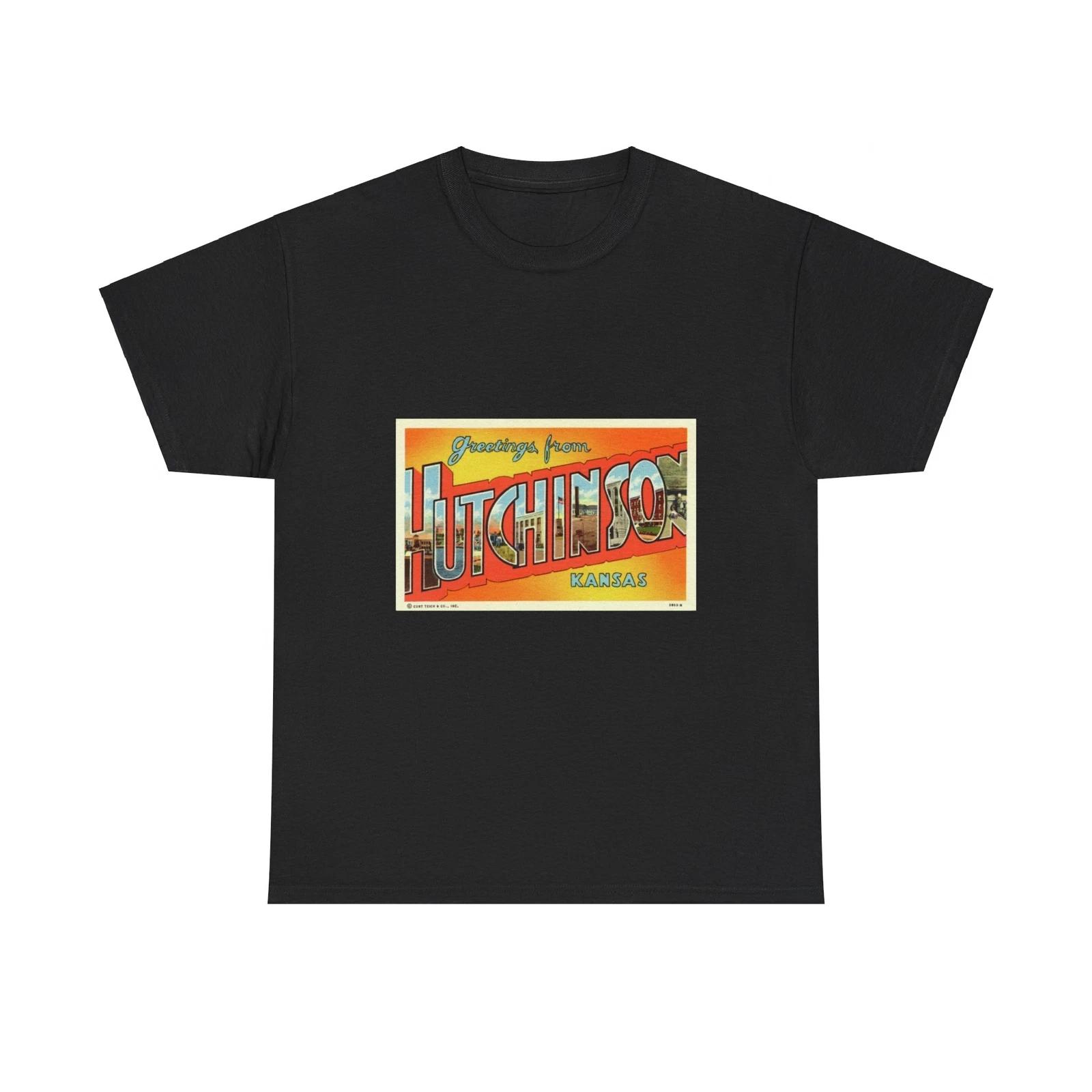 Greetings from Hutchinson Kansas (Greeting Postcards) T shirt 2XL
