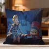 Popular KKlausew Cushion Cover Soft Washable Pillow Case Multi-Scene for Couch Bed Travel Office Use