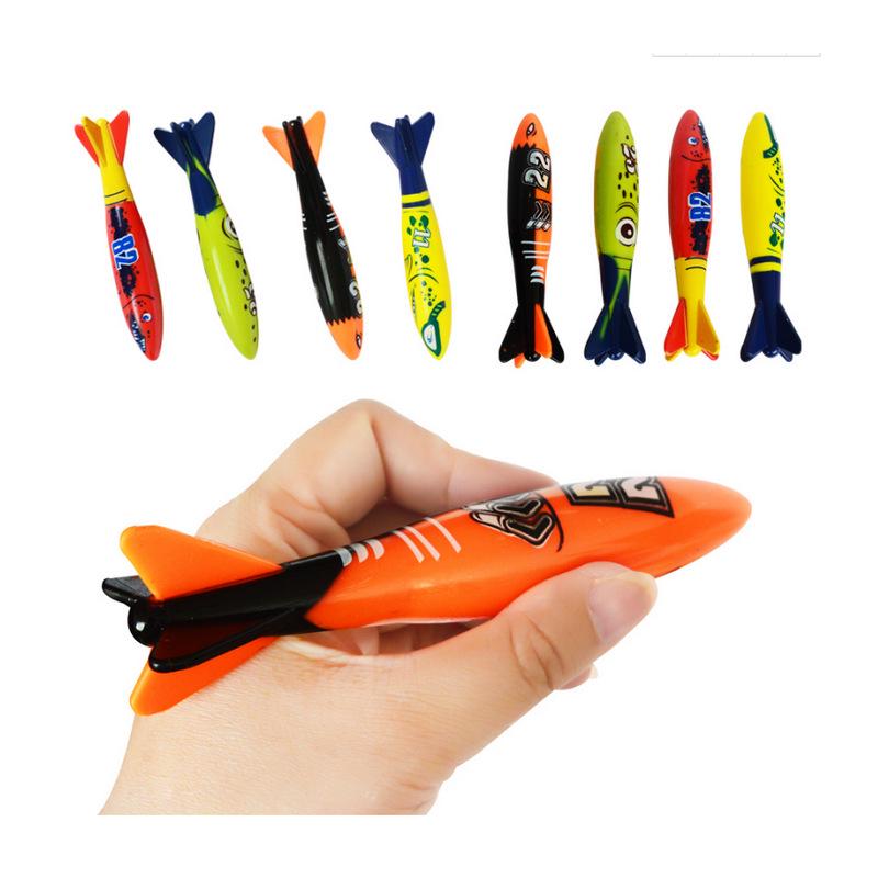 Underwater Training & Treasure Hunt Toy Torpedo for Kids' Pool Play