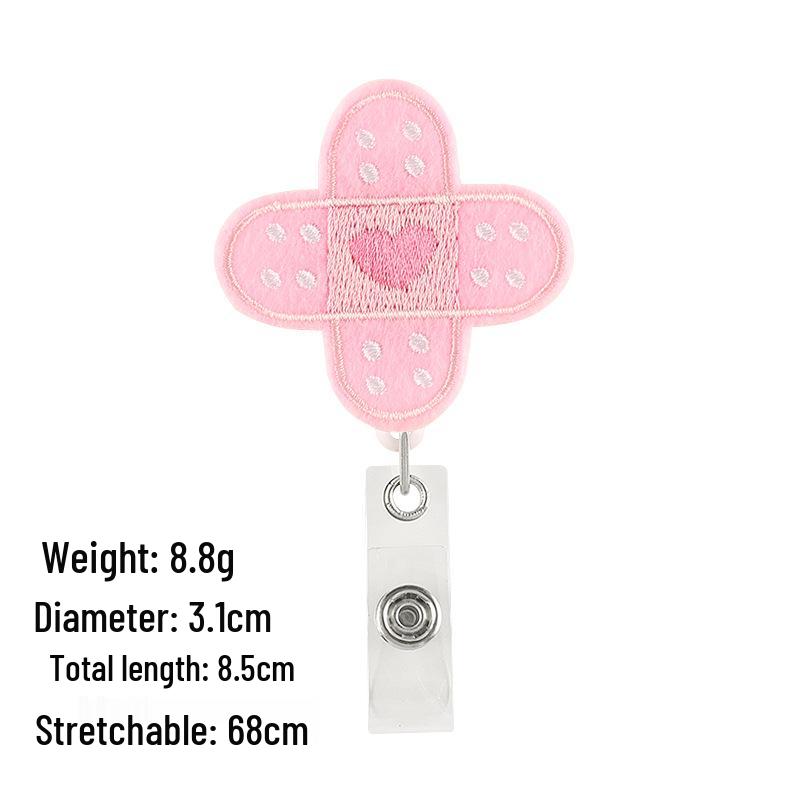 Embroidered ID Badge & Clothing Patch - Easy Pull Buckle for Doctors & Nurses