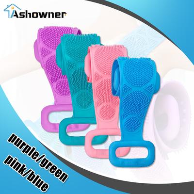 Körperschwamm, Silikonbürsten, Badetücher, Körperwäscher, Reiben des Rückens, Peeling, Massage, Dusche, erweiterter Wäscher, Hautreinigungsbürsten