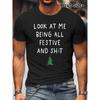 Men's Casual Sports Pure T-shirt Halloween Pattern Printed Top Men's Short-sleeved Short-sleeved Suitable for Wearing