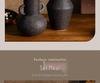 Retro Wabi-Sabi Jingdezhen Ceramic Vase - Vintage Style Small Flower Arrangement Ornament