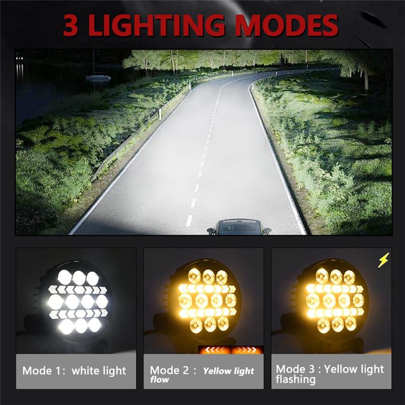 Precise Round 4 Inch Car LED Work Lights Day Running Lights For Truck ATV UTV SUV Motorcycle Cart Trailer Boat