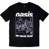 Offiziell lizenzierte Rock Off-Produkte: Oasis Be Here Now Line Drawing T-Shirt Schwarz
