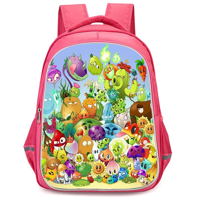 Plants Vs. Zombies Plants Vs. Zombies Anime Backpack Student Bag