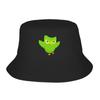 Duolingo Owl Duo  Bucket Hat Panama Bob Hats Outdoor Fashion Reversible For Summer Beach Fishing Unisex Fisherman Caps