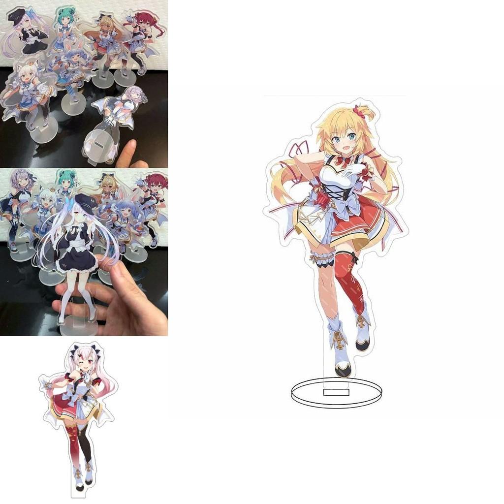 Hololive Vtuber Akrylowy Stojak Urocza Dekoracja Biurka z Fubuki Okayu Ayame Subaru Matsuri