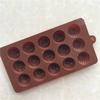 15 Hole Flower Shape Silicone Chocolate Mould Ice Cube Tray DIY Fondant Cookie Bake Dish Jelly Pudding Dessert Bakeware