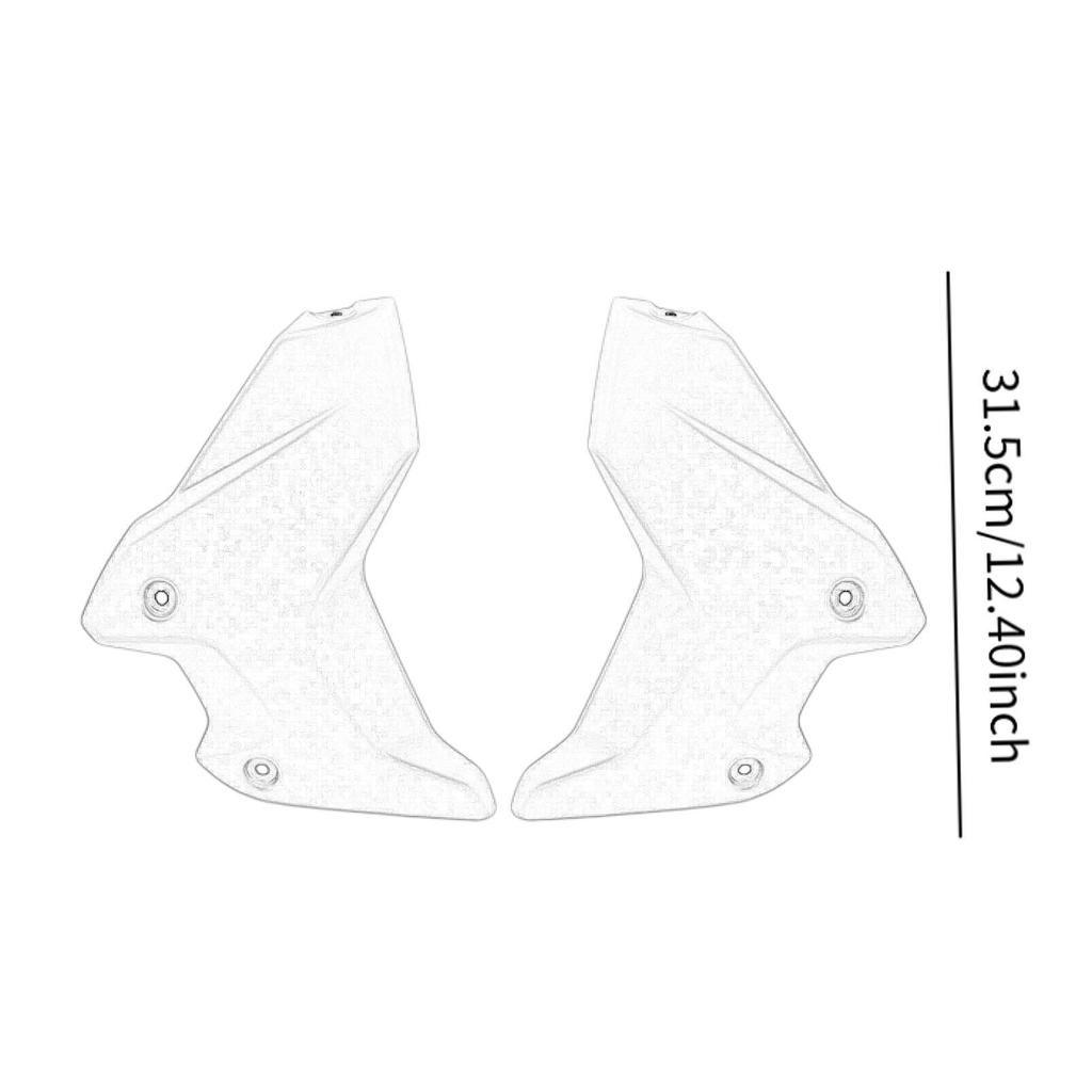 Side Frame Fairing Cowl Guard Radiator Cover Decoration Directly Replace for BMW R1250GS 2018-2025 Motorbike Accessories