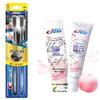 Black Tea Deep Clean Toothbrush 2-Pack & Okayama White Peach Toothpaste Set