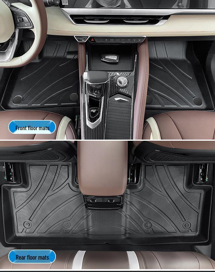Floor Mats for 2021-2026 Geely Xingyue L: TPE Floor, Trunk, & Seat Back Mats