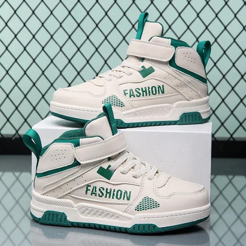 Fashion Girl Sneaker Children Casual Shoes High Top Autumn Kids Sneaker School Tennis Sports Shoes for Boy