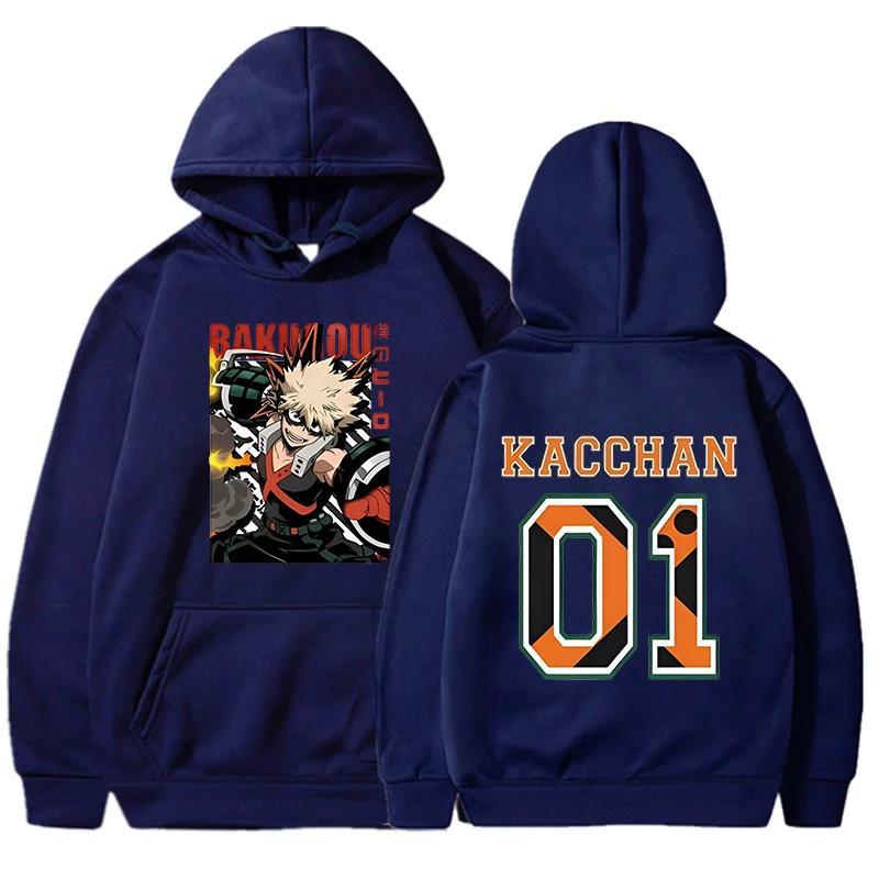 Anime My Hero Academia Hoodie Autumn Fashion Design Men's Women's Sweatshirt Fleece Oversized Couples Casual Hoodies