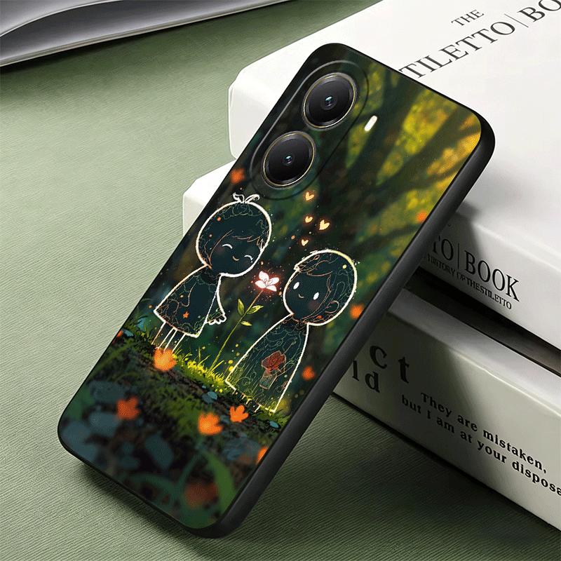 Nature Cute Child Painting Style Soft Phone Case for Xiaomi Poco X5 X6 X7 X8 Pro Max X3 F7 F8 Ultra M8 M7 M6 M5 Redmi 15 15C 14C