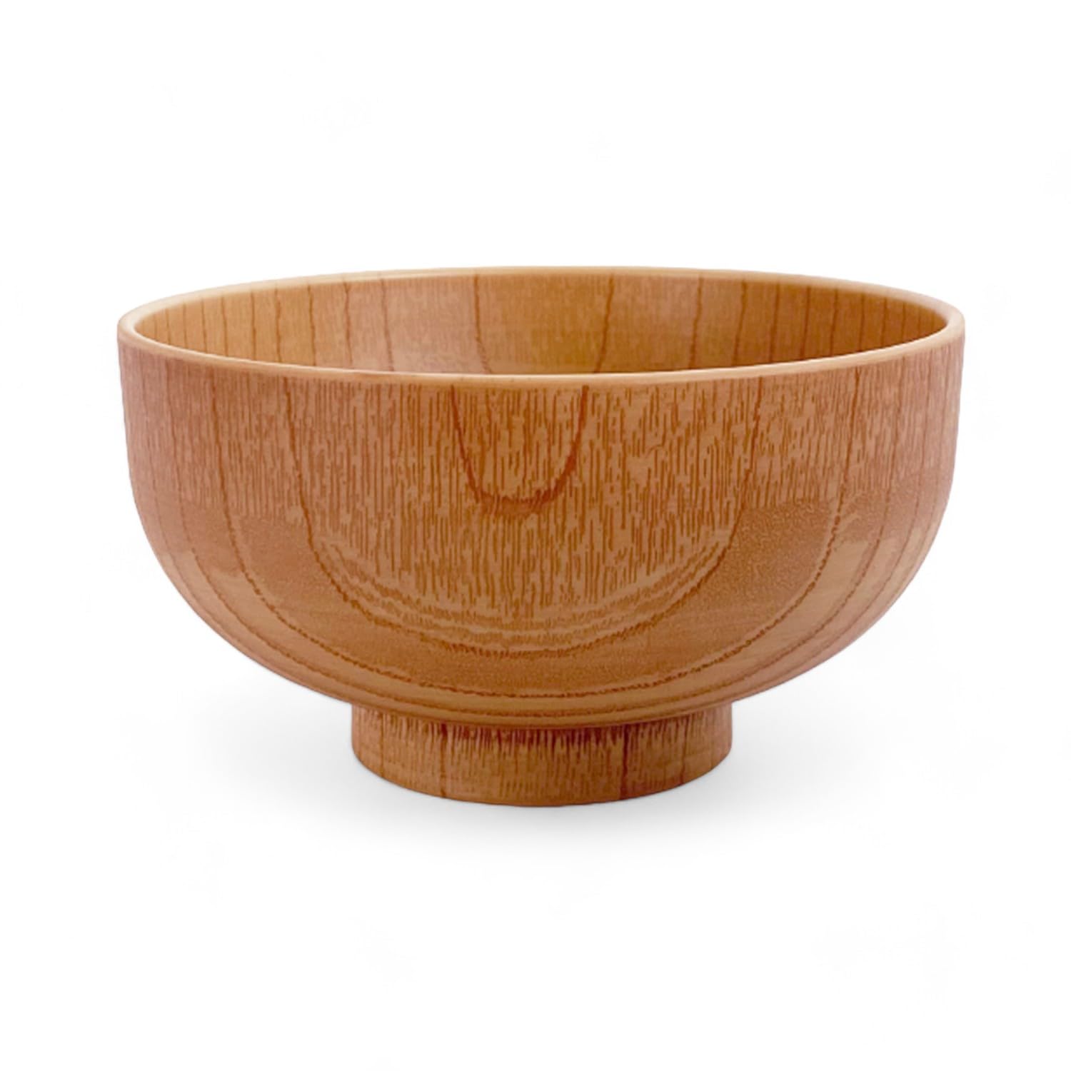 Miso Soup 11cm x Heat Woodgrain Made in Japan J-kitchens Bowl, 370cc, 6.4cm, Resistant, Finish,