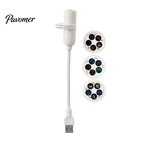 Portable USB Projection Light Mini Star Projector Night Light, Nebula Ceiling LED Lamp, Starry Sky Car Interior Ambient Lamp for Bedroom Party