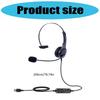 Noise Cancelling USB Headset with Soft Memory Foam Earpads Wide Compatibility for PC Laptop