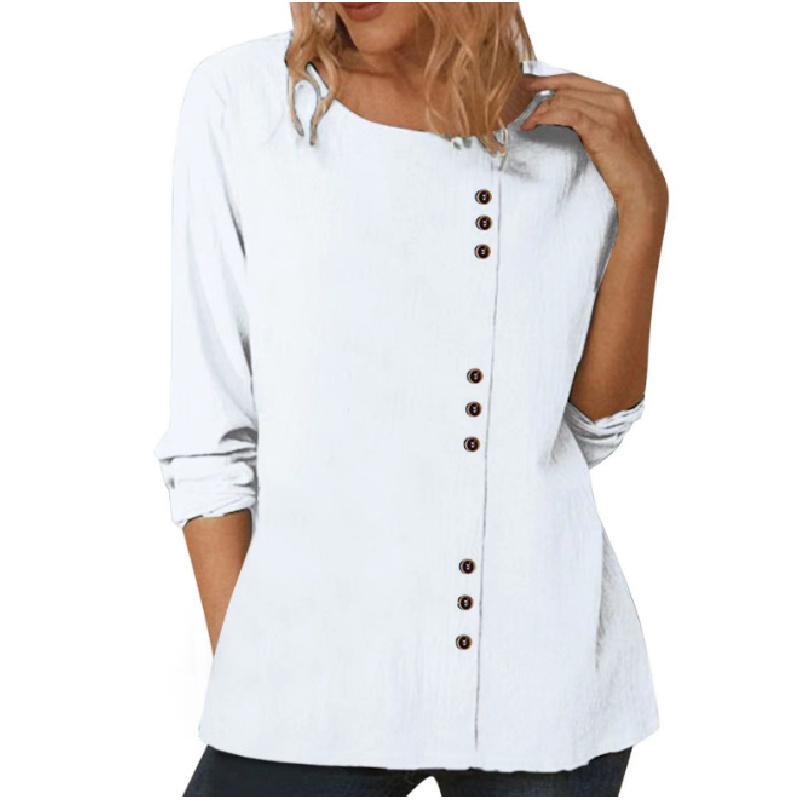 2026 Spring and Autumn New Casual Loose Woven Long-Sleeve Pullover Women's T-Shirt