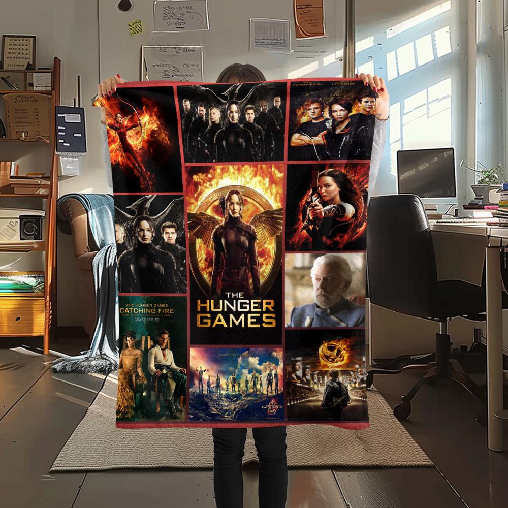 1 Stück Film-Puzzle-Print Flanelldecke, Hohe Qualität, Bequem für alle Jahreszeiten, Heimdekoration, Wärme und Komfort, Perfekt für Geschenke