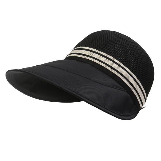 Women Baseball Hat Adjustable Fit Hollow Breathable Wide Brim Summer Hat with Large Brim Cycling Sunshade Fisherman Cap