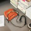 Crossbody Bag Men'S Leisure Contrasting Colors Outdoor Sports Travel Small Backpack Mobile Phone Bag Portable Storage Bag Embroidered Shoulder Bag