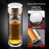 Custom Logo High-Temperature Resistant Borosilicate Glass Tea Cup - Personalized Thickened Water Cup 