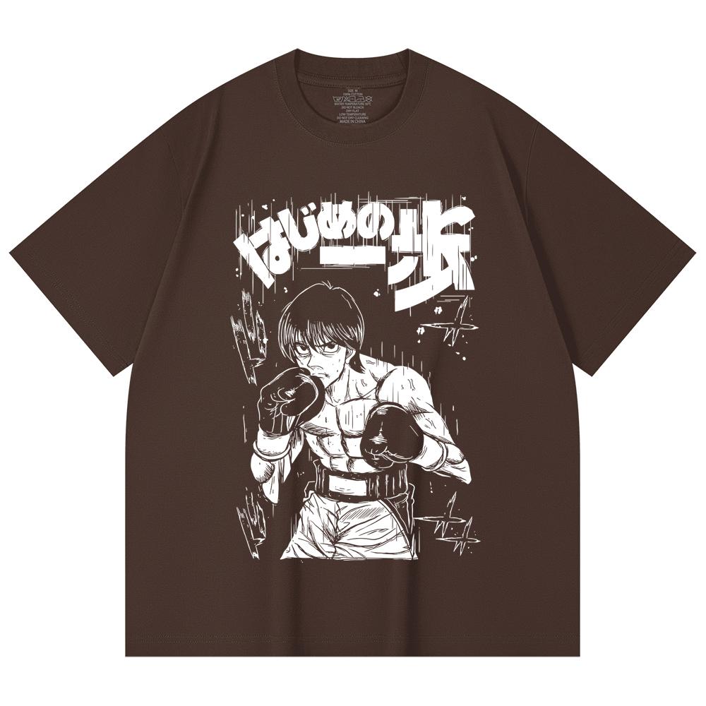 230 Gsm 100% Cotton Hajime No Ippo V9 Ichiro Print Unisex Heavy Cotton T Shirt