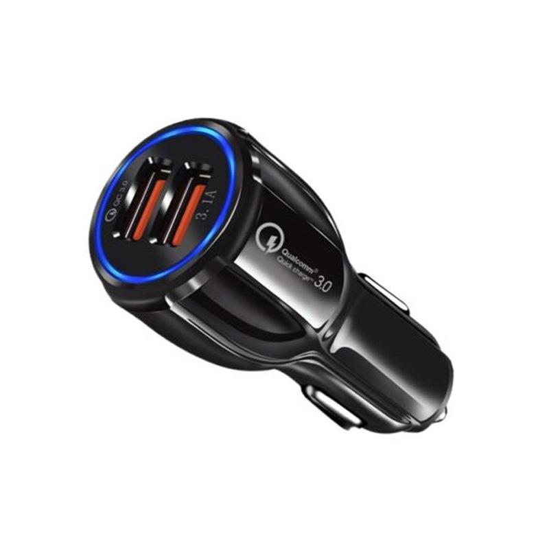 Bowling Ball Design Dual USB QC3.0 Fast Car Charger