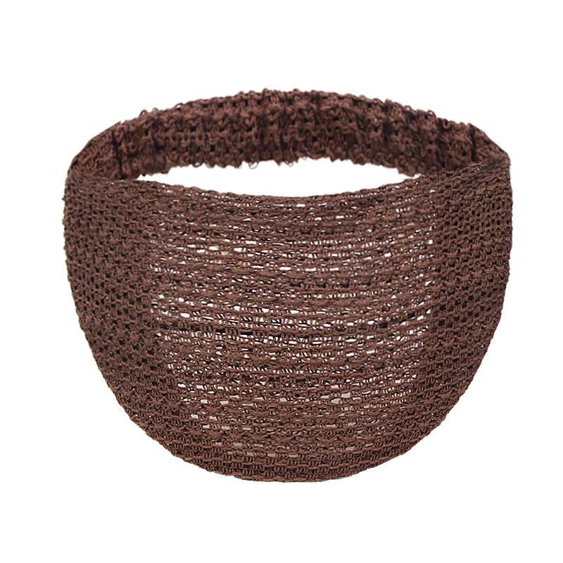 Breites weißes elastisches Stirnband zum Gesichtwaschen und Ausgehen – Rutschfestes Haarband für Frauen.