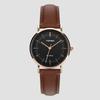 Toleuso T41L-F-Rbbr The Classic Quartz 28Mm Women'S Leather Watch