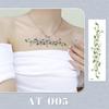 Rikaron Laser-Engraved Rose Tattoo Sticker – Non-Reflective Cute Collarbone Design