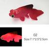 Glow In The Dark Artificial Aquarium Fishes Realistic Moving Floating Colorful Goldfish Fake Fish Ornament for Aquarium Tank