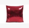 Luxurious Satin Sequin Pillow Cover 17 Inches With Handpainted Floral Design For Home Decor