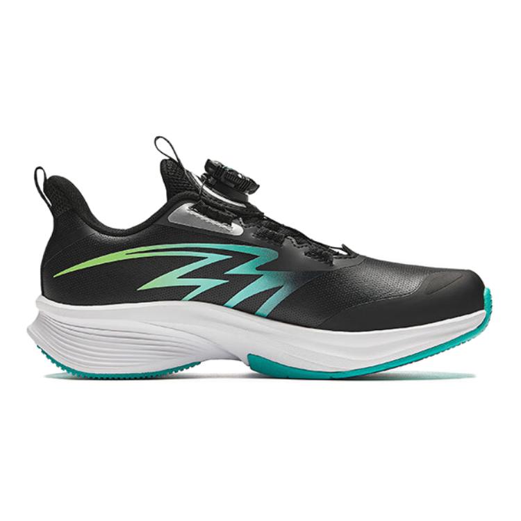 Anta Kids Hailang Lite 2.0 Fabric Comfortable Versatile Non-Slip Breathable Low-Top Running Shoes Men running shoes Black 312435513N-3