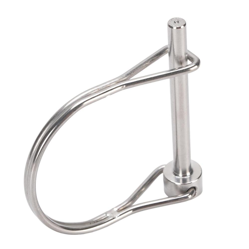 2PCS Universal Shaft Locking Pin 304 Stainless Steel Trailer Coupler Pin Safety Coupler Pin