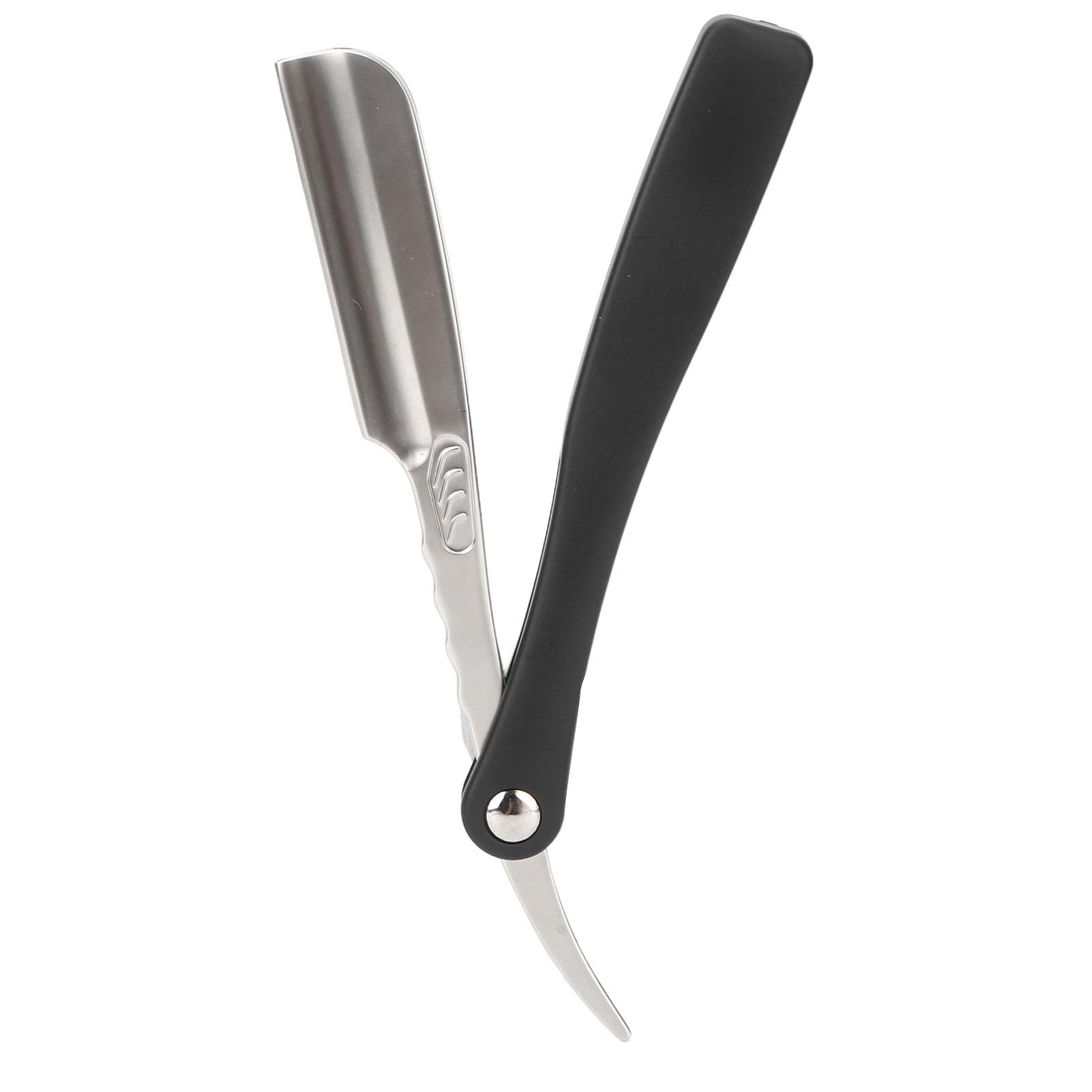 

Beard Trimmer Blade Holder Lightweight Vintage Beard Trimmer Holder Engraved with Comfortable Grip Manual Blade Rack