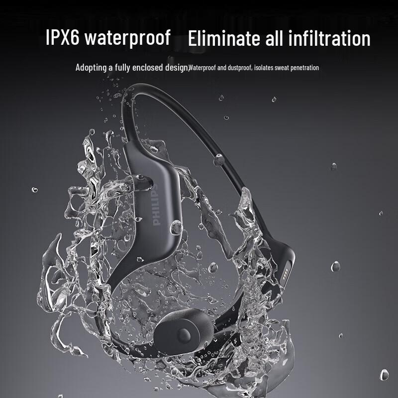 Philips TAA6609C Open-Ear Bone Conduction Sports Headphones