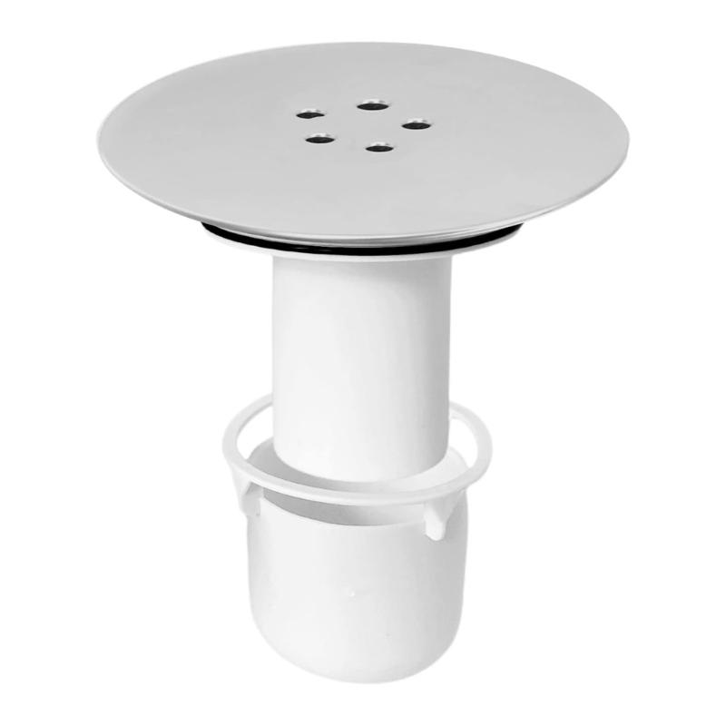 Plastic Sink Stopper Crackproofs Bathroom Drain Stopper Integrated Basket Strainers for Hair Collections Filter
