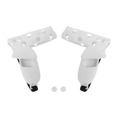 Controller-Griffabdeckung Silikon VR-Griff Schutzhülle Anti-Wurf Griffabdeckung Schutz mit Handgelenkschlaufe für Quest 2