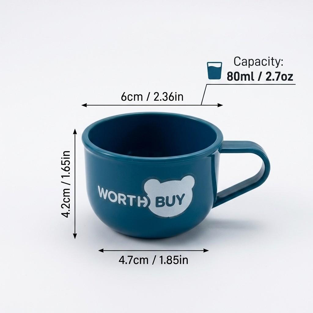 Kawaii Cute 304 Stainless Steel Coffee Mug Kids Milk Cup Anti-scald Plastic Tea Water Cups Portable Unbreakable Home Drinkware