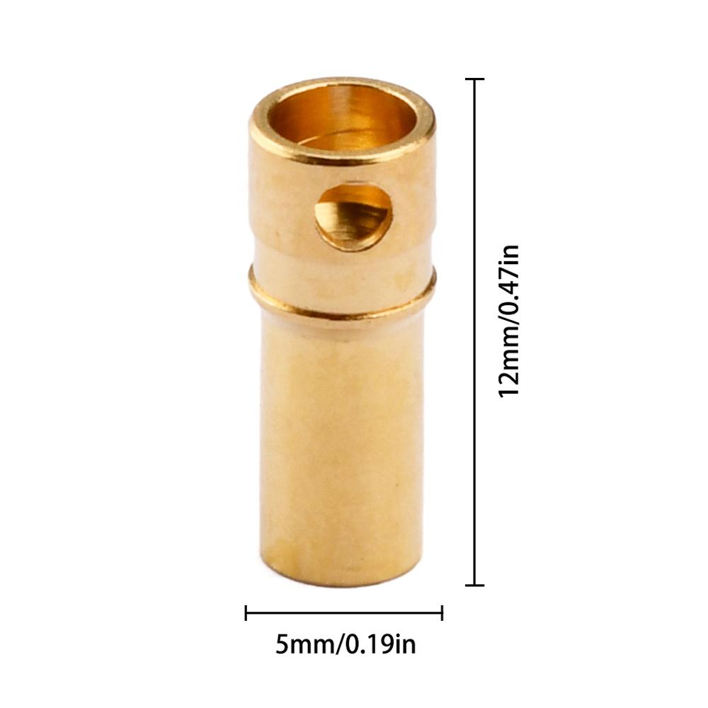 10/20PCS 3.5mm RC Battery Gold-plated Bullet Banana Plug High Quality Male Female Bullet Banana Plug Female Connector