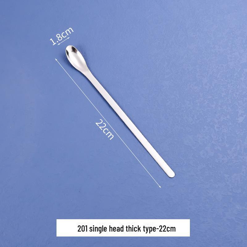 Nerezová lžička na léky pro kosmetické balení - Jednohlavá nebo dvouhlavá varianta