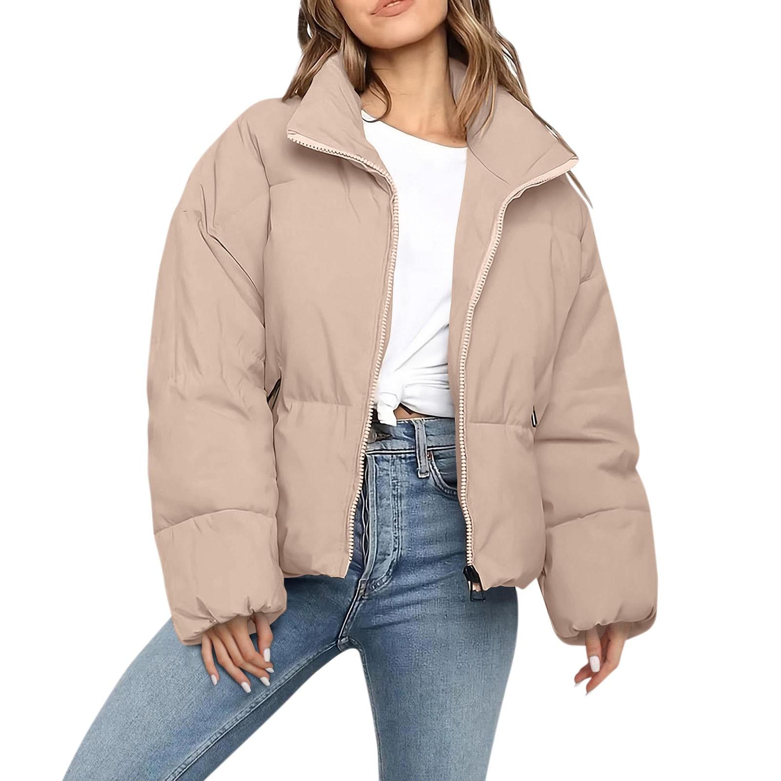 

Женское теплое пальто с принтом на пуговицах, легкое пальто, пальто XL хаки