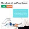 SIYEENOVE Microbit Smart Robot Arm Kit with Japanese PDF Instruction Manual - 4DF Programmable Mechanical Arm Assembly Kit [Microbit V2 and AA Batteri
