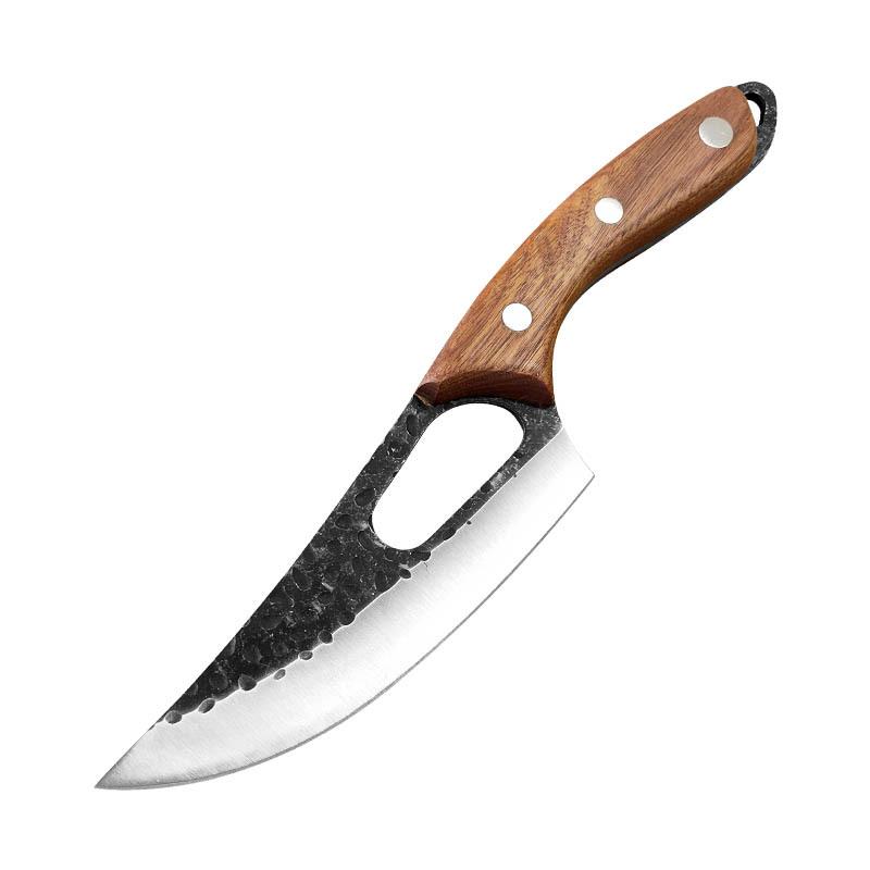

Нож для обвалки ручной ковки с ножнами, нож для мяса из высокоуглеродистой стали, многофункциональный нож шеф-повара knife