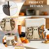 Creative Napkin Holder for Shelves Halloween Wooden Dining Table, Paper Towel Holder, Seasonal Kitchen Table Ornament Freestanding Tissue Dispenser