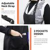 Unisex Adjustable Neck-Hanging Apron with Custom Logo for Coffee Shop and Catering