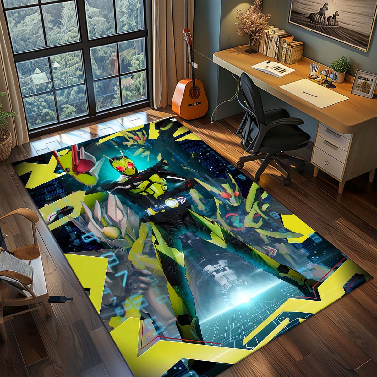 

Kamen Rider Area Carpet for Living Room Bedroom Home Decor Cool Movie Mat Floor Mat 60x90cm