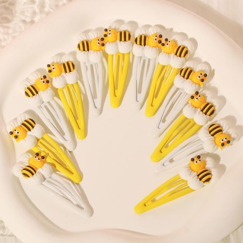5pcs Soft Silicone Hairpins For Girls Slip Comfortable Party School